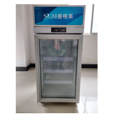 Restaurants Single Door Upright Cooler Steel 220V Upright Display Refrigerator