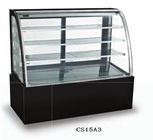 Portable 270L Refrigerated Cake Display Cabinets Deluxe Appearance With Marble Base with 900mm Length