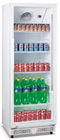 310L Upright Single Door ABS Inner Direct Cooling Beverage Display Cooler / Upper Beverage Showcase